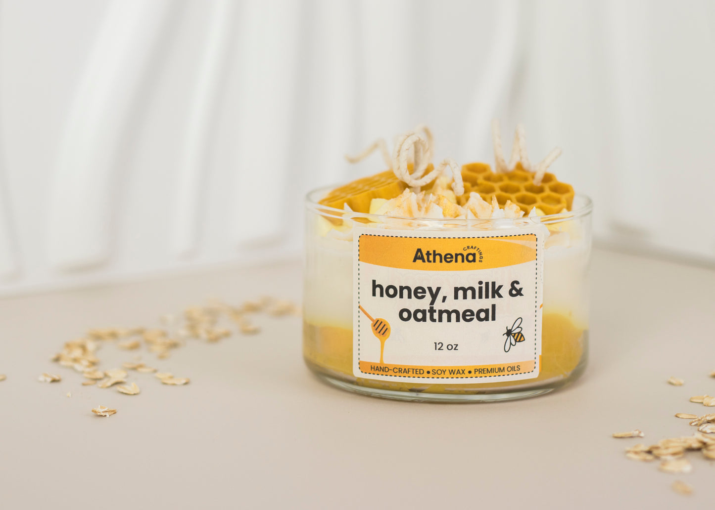 Honey, Oatmilk & Milk