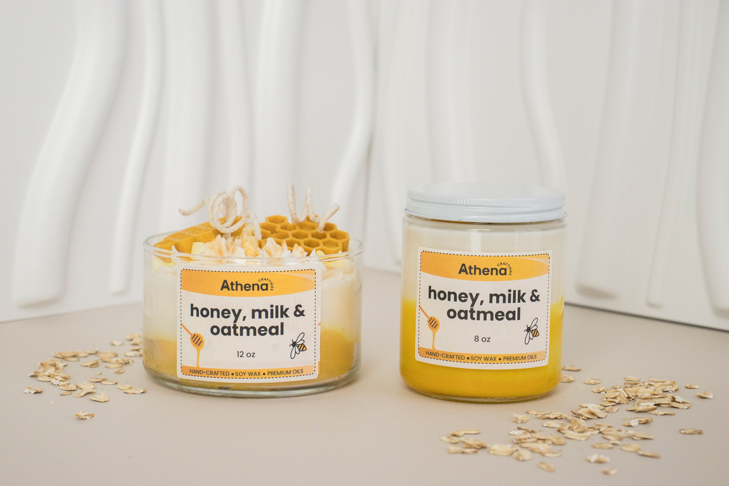 Honey, Oatmilk & Milk