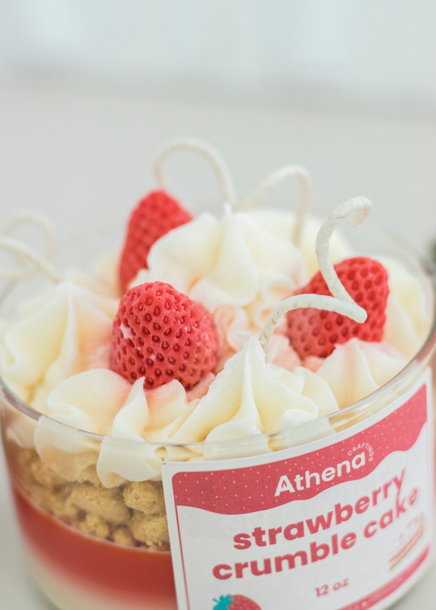 Strawberry Crumble Cake