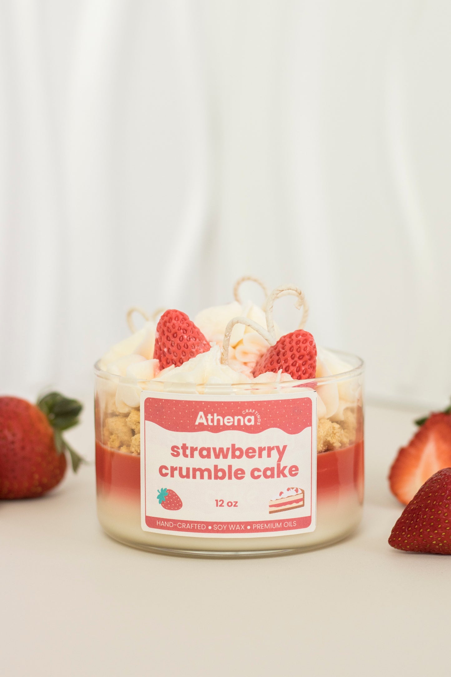 Strawberry Crumble Cake