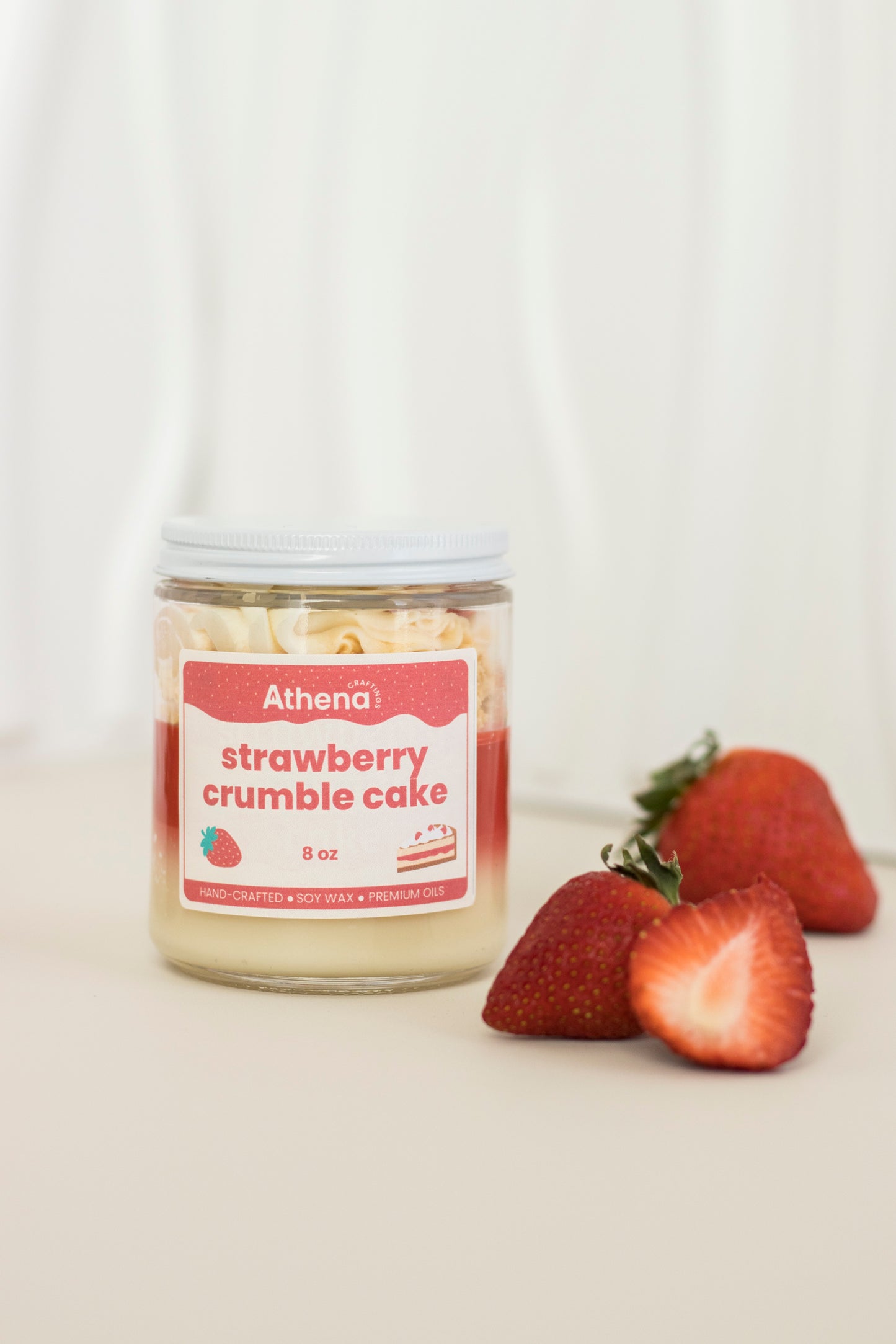 Strawberry Crumble Cake