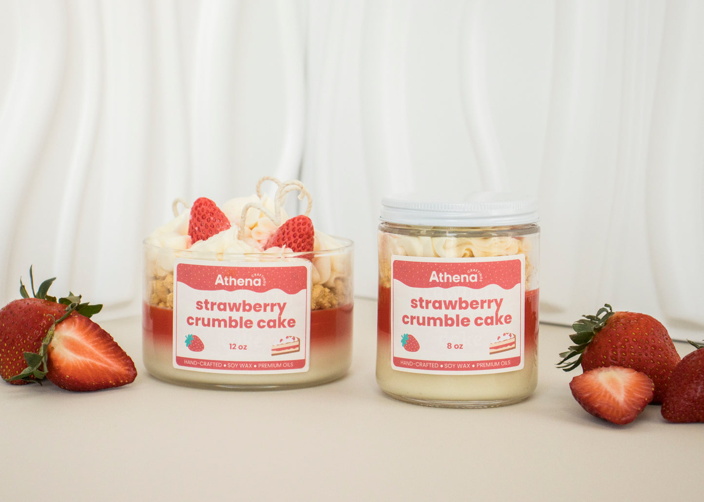 Strawberry Crumble Cake