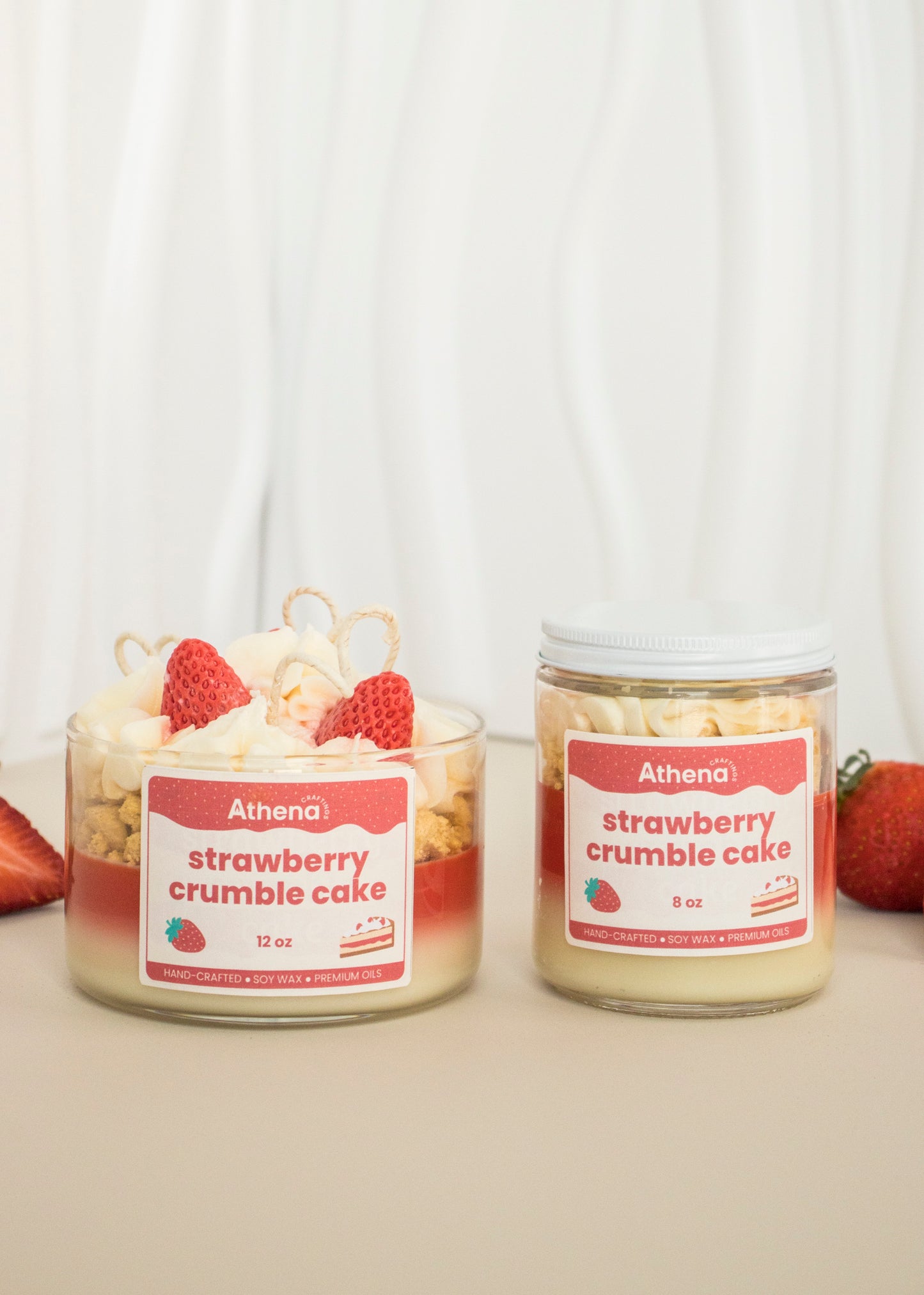 Strawberry Crumble Cake